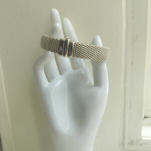 925 Sterling Silver Sig Joseph Esposito Mesh Bracelet
